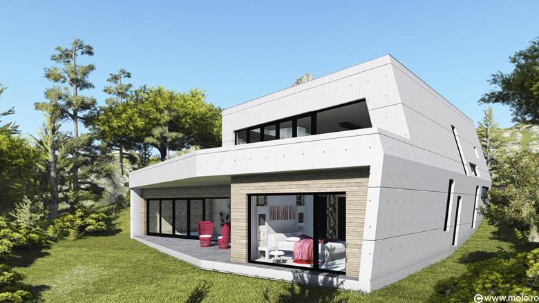 concrete villa 4
